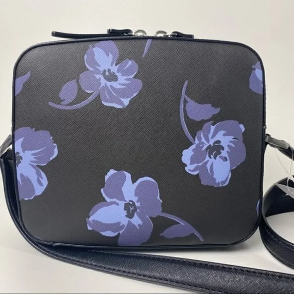 Kate Spade Newbury Lane Cammie Crossbody Bag Tossed Poppies Floral Print Purse